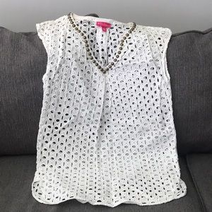 Lilly Pulitzer  for Target white swim cover up